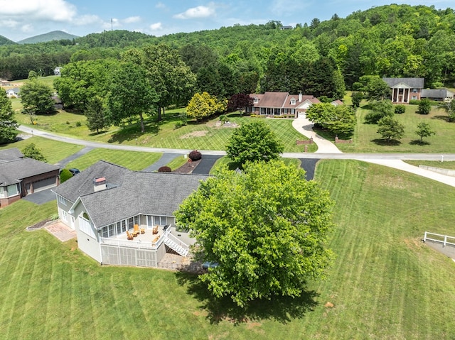 1537 Victoria Woods Dr, Hiawassee, GA 30546 - aerial view of property and surrounding area with a forest