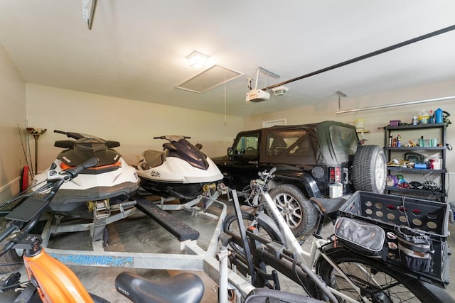 1537 Victoria Woods Dr, Hiawassee, GA 30546 - garage featuring a garage door opener
