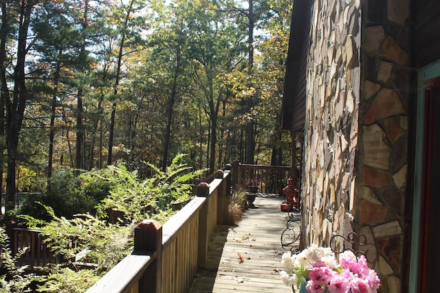 601 Sierra Cir, Murphy, NC 28906 - view of wooden terrace