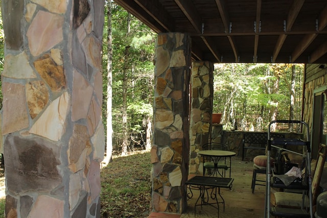 601 Sierra Cir, Murphy, NC 28906 - view of patio featuring a wooden deck