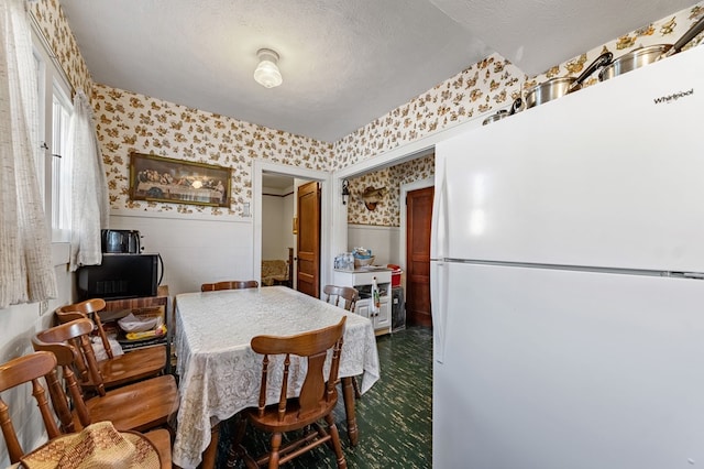 134 Church St, Copperhill, TN 37317 - dining area featuring a textured ceiling