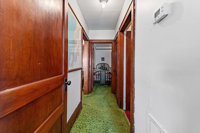134 Church St, Copperhill, TN 37317 - hallway featuring dark carpet