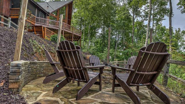 view of patio / terrace with a wooden deck