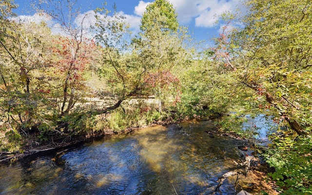 view of water feature