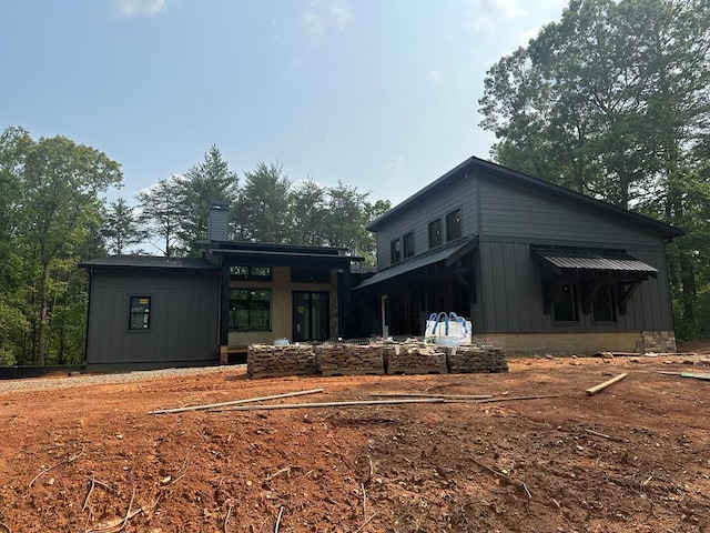 LOT22 Fairview Dr, Morganton, GA 30560 - rear view of property with a chimney