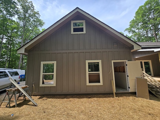 31 Small St, Blairsville, GA 30512 - view of side of property with board and batten siding