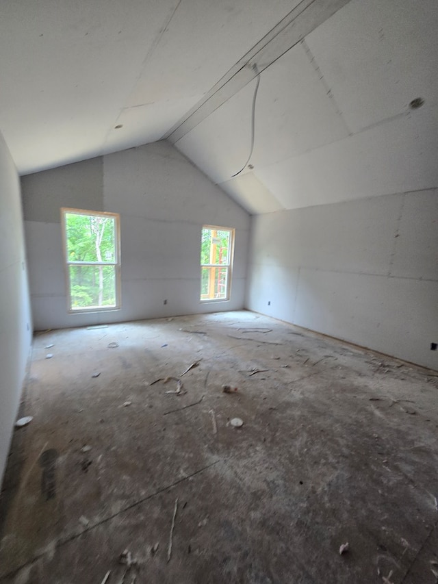 31 Small St, Blairsville, GA 30512 - spare room featuring lofted ceiling