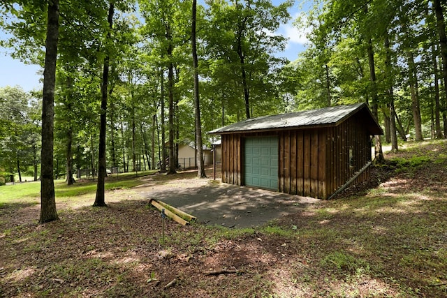 view of outbuilding with an outbuilding