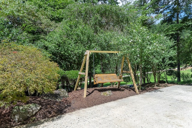 view of communal playground