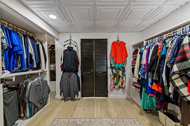 400 Creekside Dr, Mccaysville, GA 30555 - walk in closet with hardwood / wood-style floors