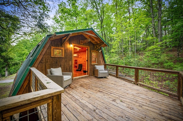 400 Creekside Dr, Mccaysville, GA 30555 - view of wooden deck