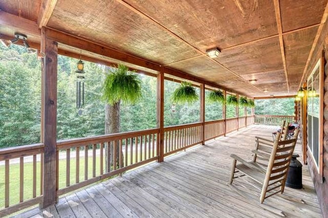 1394 Camp Creek Rd, Murphy, NC 28906 - view of deck