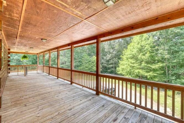 1394 Camp Creek Rd, Murphy, NC 28906 - view of wooden terrace