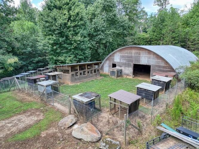 1394 Camp Creek Rd, Murphy, NC 28906 - view of yard featuring an outdoor structure and exterior structure