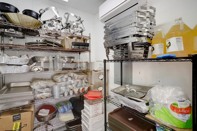 910 Sawyer Cove Rd, Hayesville, NC 28904 - pantry featuring an AC wall unit