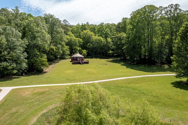 910 Sawyer Cove Rd, Hayesville, NC 28904 - view of green lawn featuring a view of trees