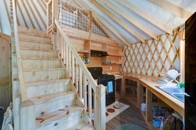910 Sawyer Cove Rd, Hayesville, NC 28904 - attic with stairs