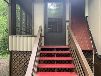 view of stairs