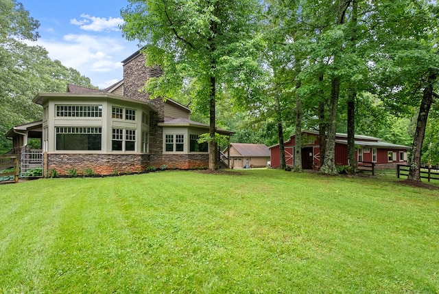 802 Old Mill Trl, Ball Ground, GA 30107 - view of yard