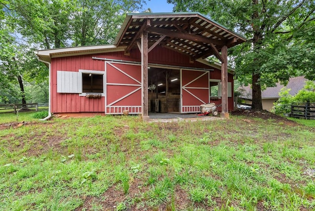 802 Old Mill Trl, Ball Ground, GA 30107 - view of pole building with an exterior structure