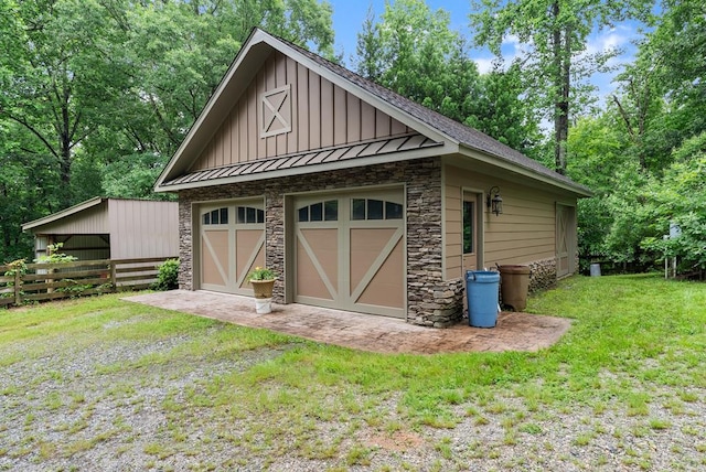 802 Old Mill Trl, Ball Ground, GA 30107 - view of outbuilding