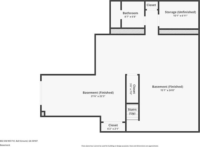 802 Old Mill Trl, Ball Ground, GA 30107 - home floor plan