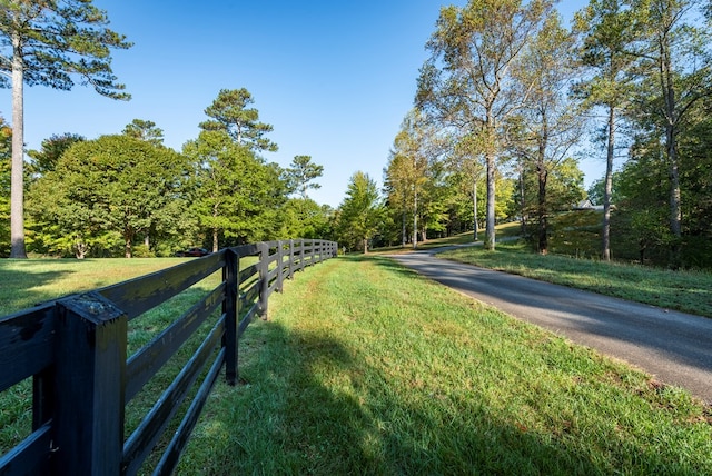 view of road