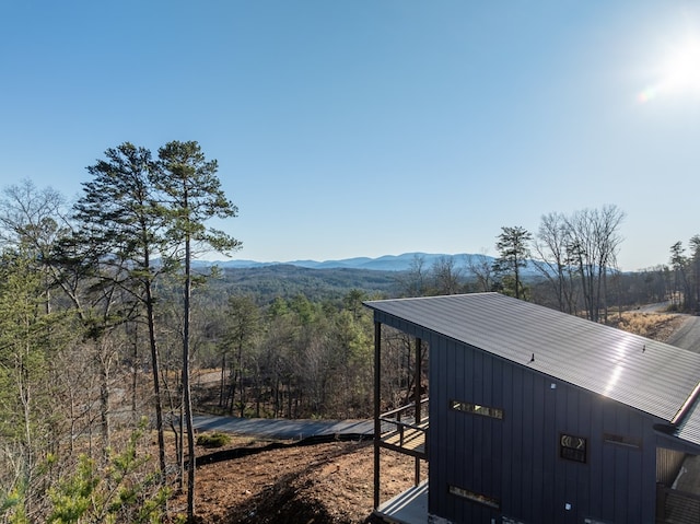 538 Mountain Laurel Rdg, Mineral Bluff, GA 30559 - view of mountain background featuring a heavily wooded area