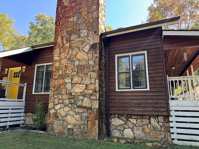 view of side of property