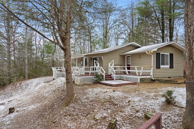 view of front of property