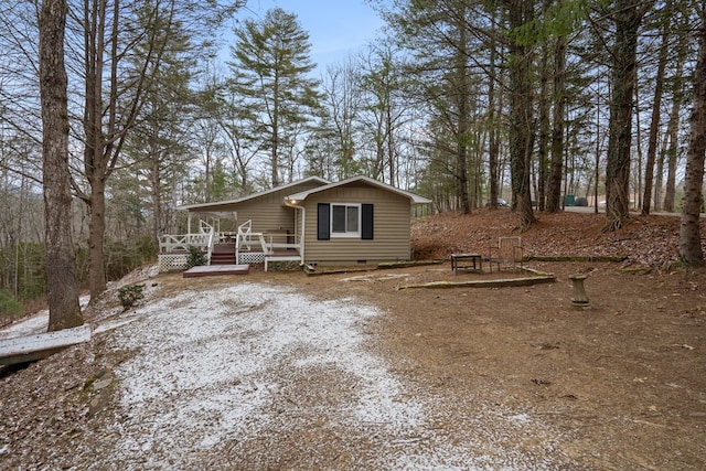 view of front of home