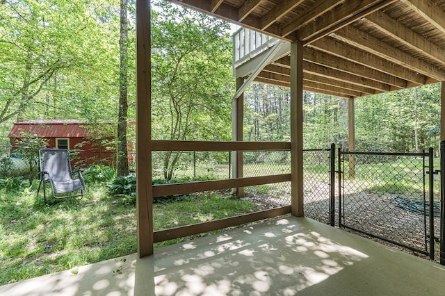 45 8 Point Trl, Blairsville, GA 30512 - view of patio / terrace with fence and a gate