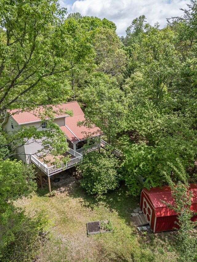 45 8 Point Trl, Blairsville, GA 30512 - aerial view featuring a forest view