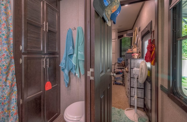 bathroom with toilet