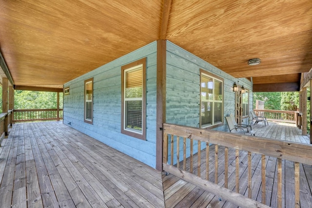 602 Mill Ridge Rd, Hiawassee, GA 30546 - view of wooden porch