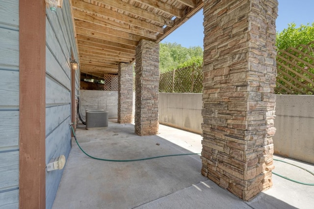 602 Mill Ridge Rd, Hiawassee, GA 30546 - view of patio / terrace featuring central air condition unit