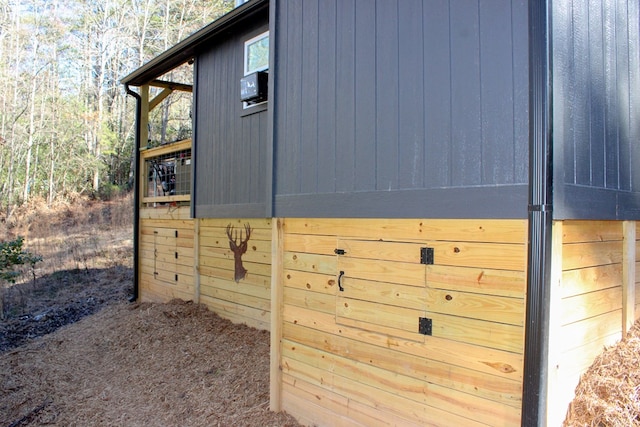 view of horse barn