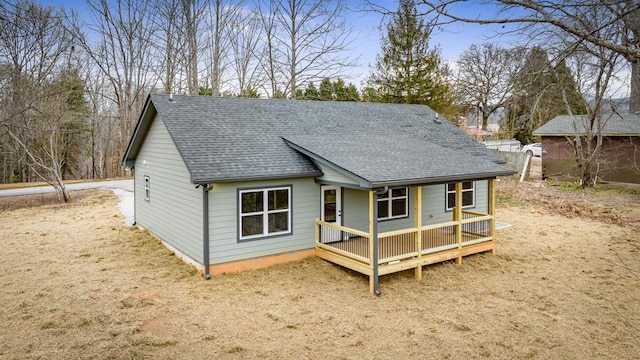 view of rear view of house