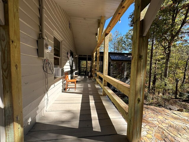 view of deck