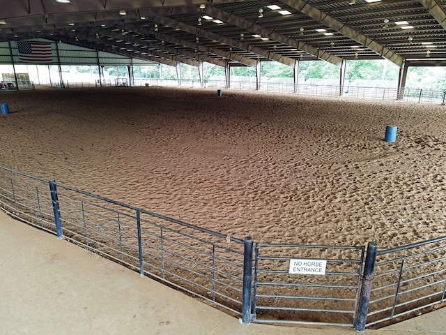 view of stable