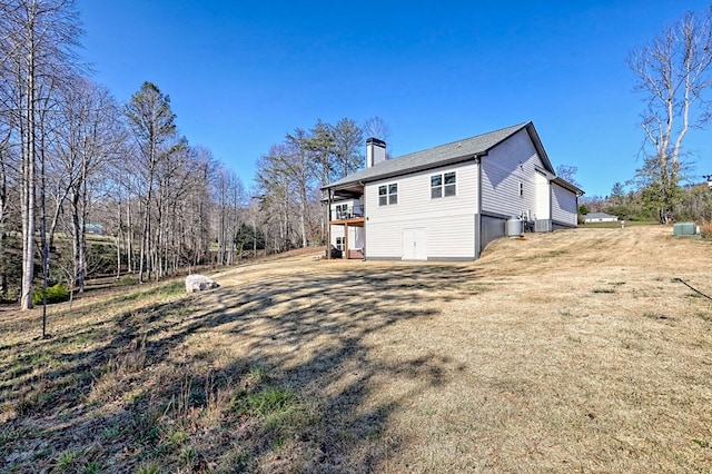 view of rear view of property