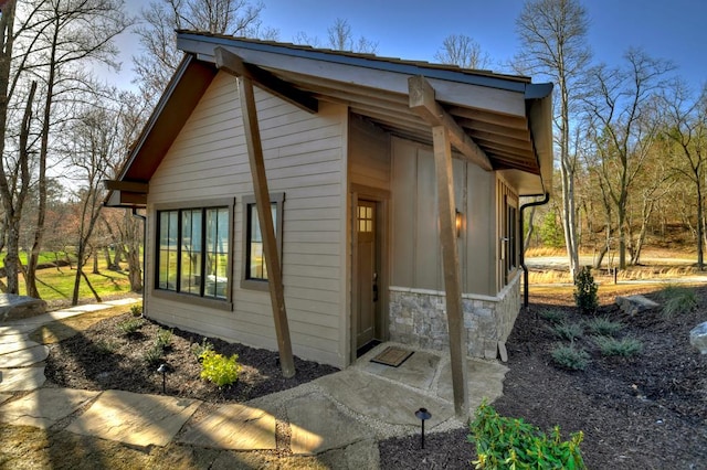 view of property exterior