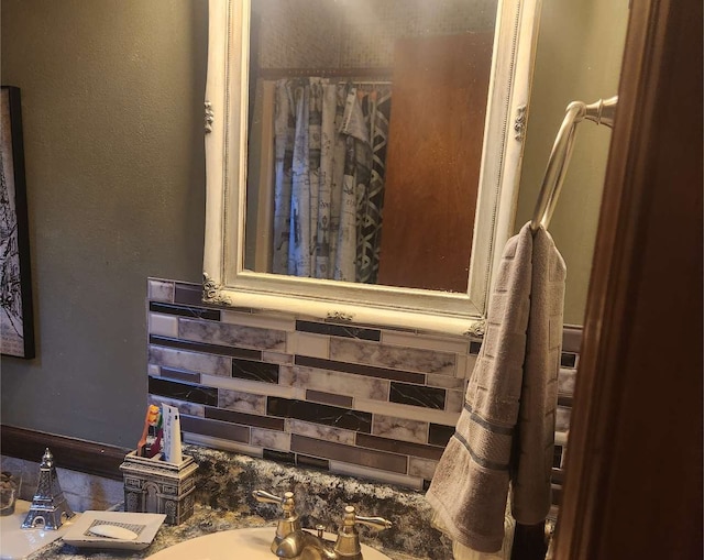 bathroom with a sink
