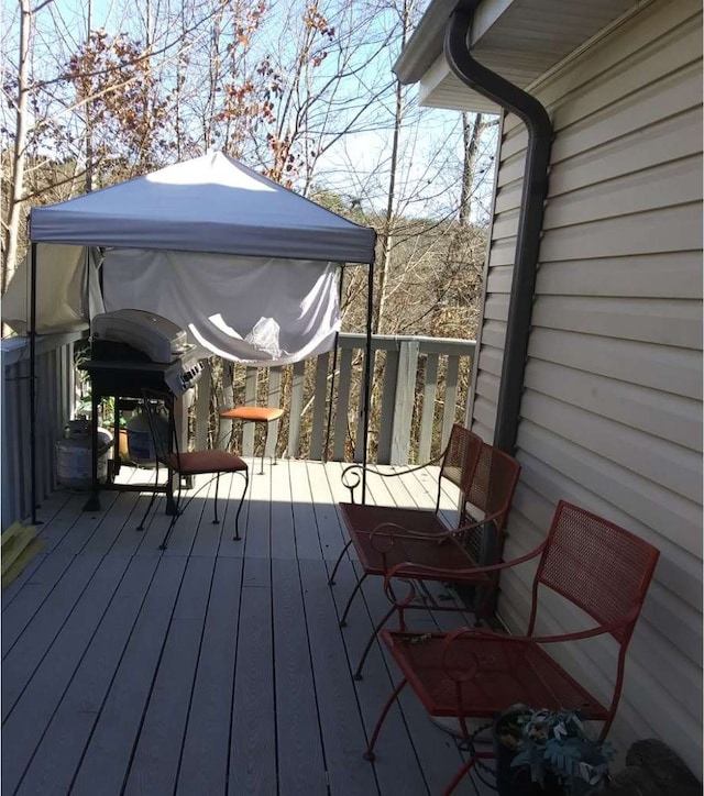 view of deck