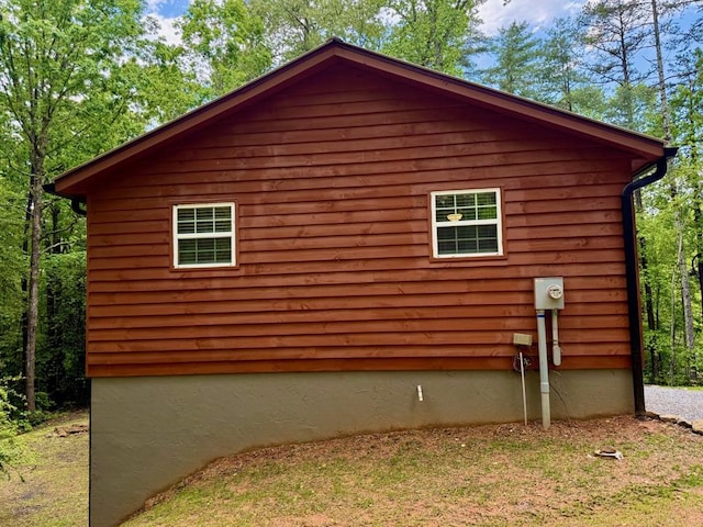 view of home's exterior