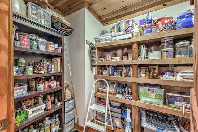 view of pantry