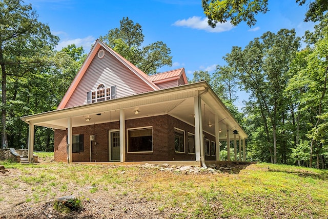 view of back of property