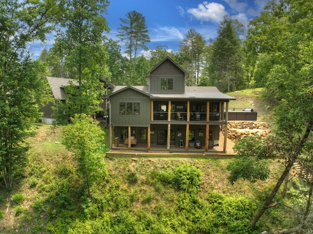 view of rear view of house