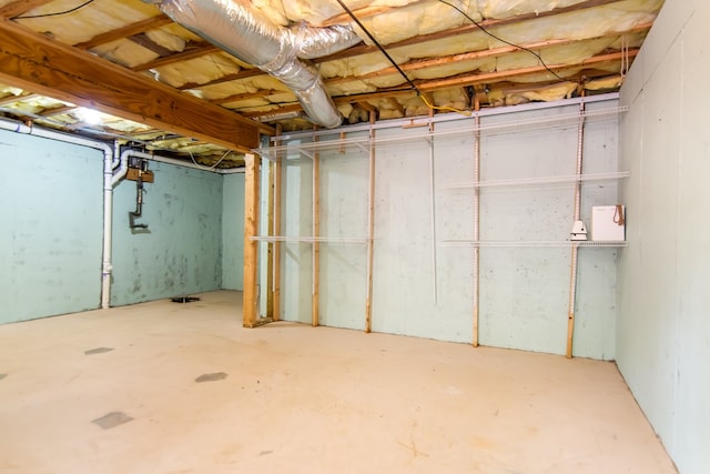 421 Burgess Rd, Ellijay, GA 30540 - view of unfinished below grade area