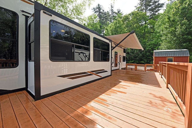 201 Kole Dr, Blairsville, GA 30512 - view of wooden terrace